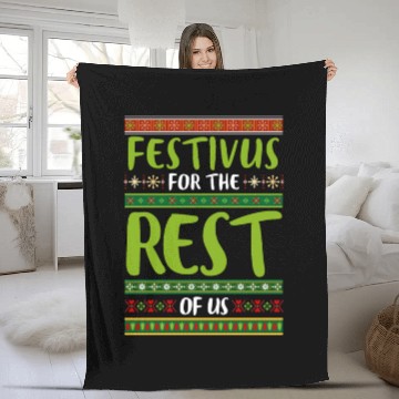 Discover Christmas Gift Festivus For The Rest Of Us Fleece Blankets