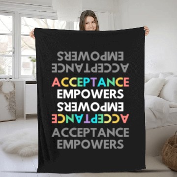 Discover Diversity and Inclusiveness Advocacy and Cause Fleece Blankets