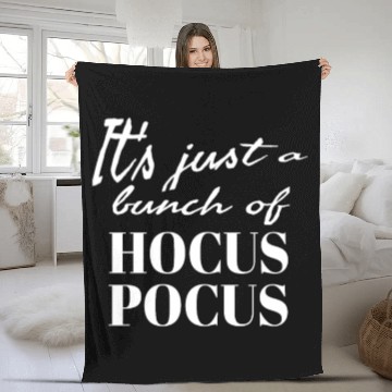 Discover It's just a bunch of hocus pocus Illusion Attentio Fleece Blankets