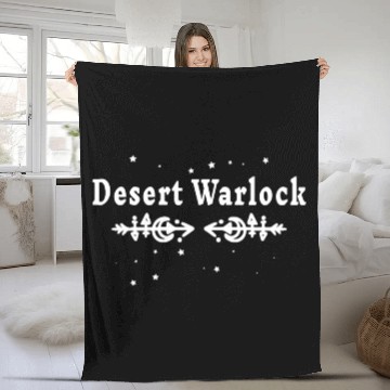 Discover Desert Warlock Fleece Blankets