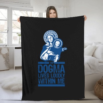Discover Dogma Lives Loudly Within Mary the Madonna Essenti Fleece Blankets