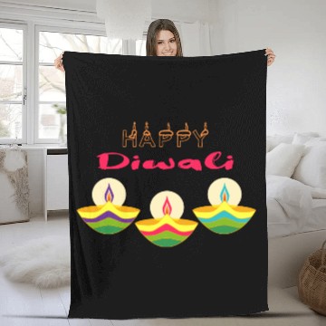 Discover Diwali Fleece Blankets