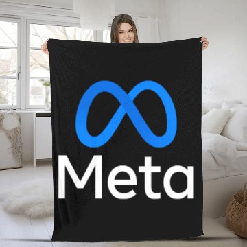 Discover Meta Facebook Fleece Blankets