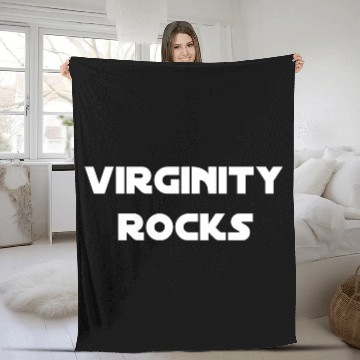 Discover virginity rocks Fleece Blankets