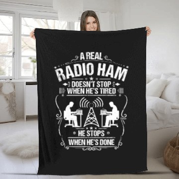 Discover Ham Radio Operator Amateur Radio Operator Fleece Blankets