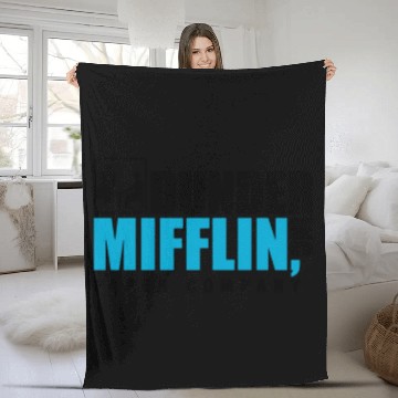 Discover Dunder Mifflin Fleece Blankets