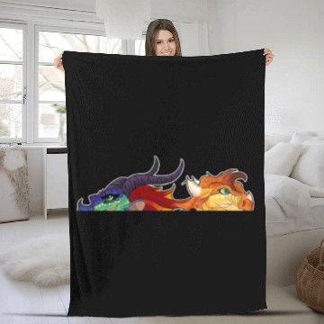 Discover Graphic Wings Of Fire Manga Series Fleece Blankets