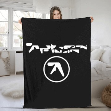 Discover Aphex Twin Logo Fleece Blankets