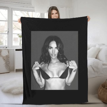 Discover MEGAN FOX HOT Fleece Blankets