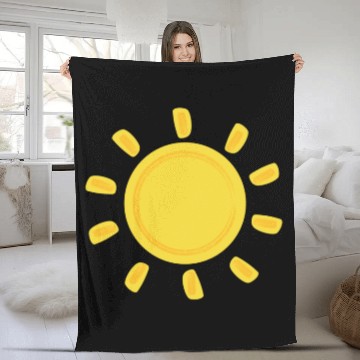Discover Sun Fleece Blankets