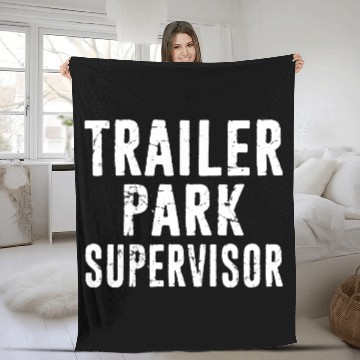 Discover Trailer Park Supervisor - Redneck Hick White Trash Fleece Blankets