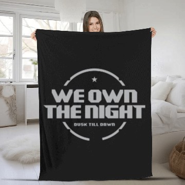 Discover we own the night Baseball Jerseys Fleece Blankets