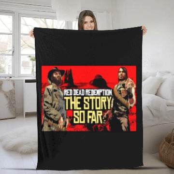 Discover Red Dead Redemption With Gun Fleece Blankets