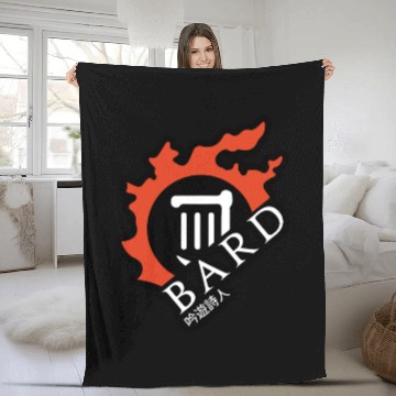 Discover Bard - For Warriors of Light & Darkness Fleece Blankets