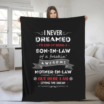 Discover Son in law Fleece Blankets
