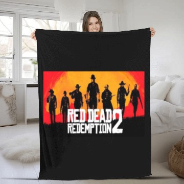 Discover Red Dead Redemption with Gun Fleece Blankets