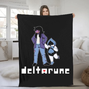 Discover Deltarune Lancer Fleece Blankets