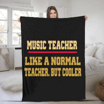 Discover MUSIC TEACHER GIFT Fleece Blankets