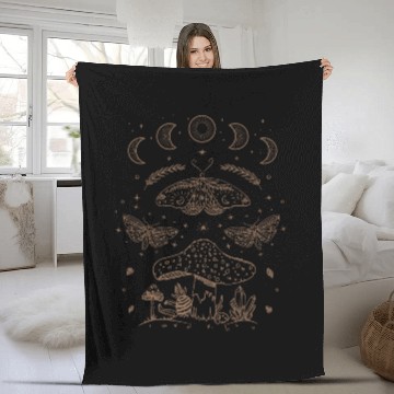 Discover Grunge Fairycore Aesthetic Cottagecore Butterfly Fleece Blankets
