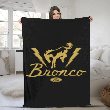 Discover Ford Bronco Lightning Bronco Fleece Blankets