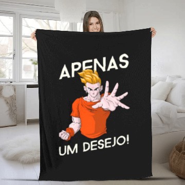 Discover ORANGE GOKU GOHAN SAIYAN dragon ball super Z 2022 Fleece Blankets