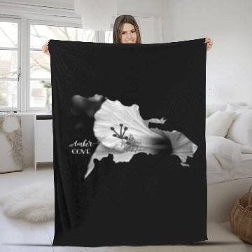 Discover AMBER COVE Dominican Republic Map Puerto Plata DR Fleece Blankets