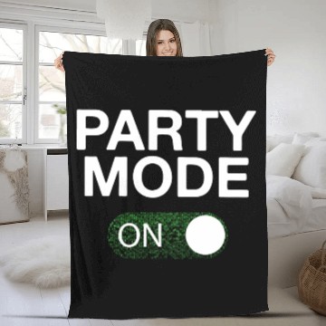 Discover Party Mode on Off Sequin Fleece Blankets