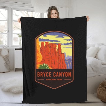 Discover Bryce Canyon National Park Fleece Blankets