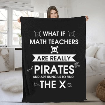 Discover Math teacher Fleece Blankets and gifts with math quote