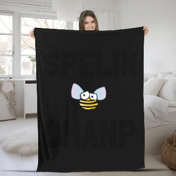 Discover Spelling Bee Champ Fleece Blankets