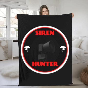 Discover Tornado Siren Hunter Fleece Blankets