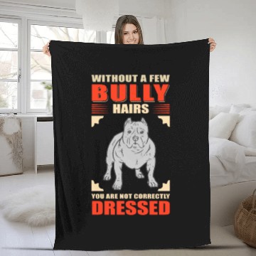 Discover American Bully Dog Owner American Bullys Fleece Blankets