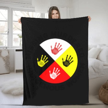 Discover Missing Murdered Indigenous Women Fleece Blankets