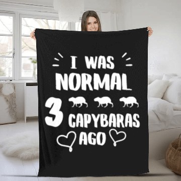 Discover Fancy Capybara Fleece Blankets