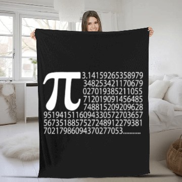 Discover Pi Day Symbol 3.14 Pi Number Math Science Lover Fleece Blankets