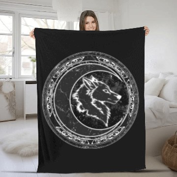Discover Wolf Moon Fleece Blankets
