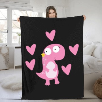 Discover Cute dinosaur Fleece Blankets for adults