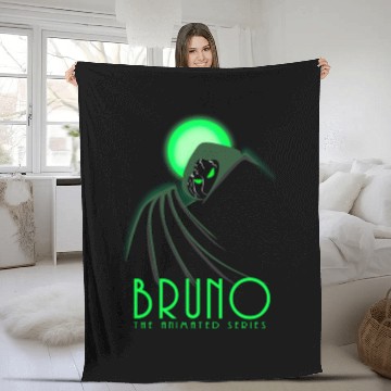 Discover Bruno the animated series Fleece Blankets