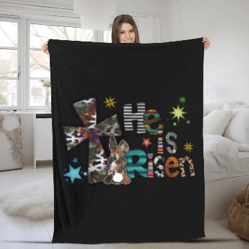 Discover He Is Risen Fleece Blankets