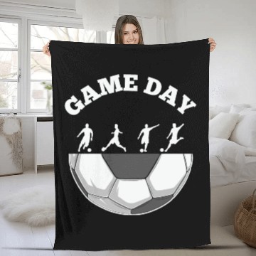 Discover Game day soccer, Soccer player, Soccer team Fleece Blankets