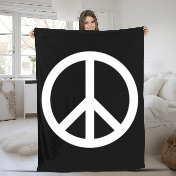 Discover PEACE PEACE PEACE ON EARTH Fleece Blankets