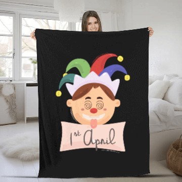 Discover Happy April Fool's Day Fleece Blankets April Fools Day 2022