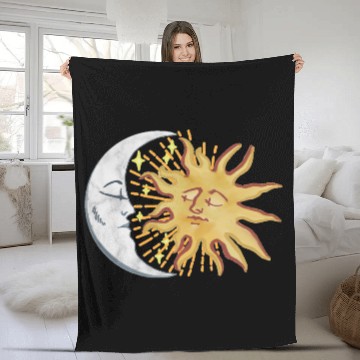 Discover Sun and Moon Fleece Blankets