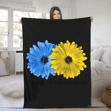 Discover Stand With Ukraine Fleece Blankets