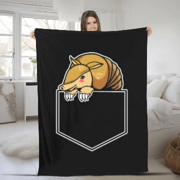 Discover Armadillo Pocket Fleece Blankets