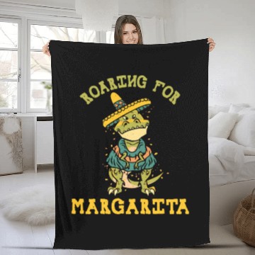 Discover Roar For Margarita Mexico Mexican Cinco De Mayo Fleece Blankets