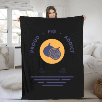 Discover Fig Fleece Blankets