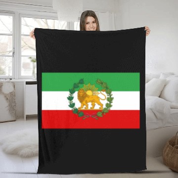 Discover Flag of Iran Lion and Sun Fleece Blankets