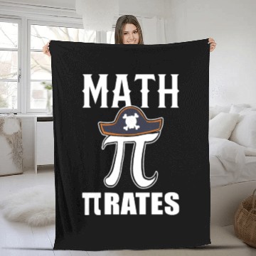 Discover Math Pirates Pi Day Mathematic Teacher Fleece Blankets