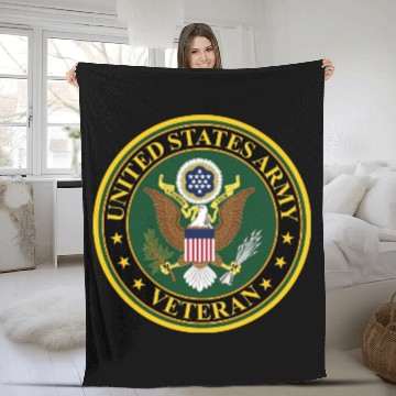 Discover Army US Army Veteran Fleece Blankets